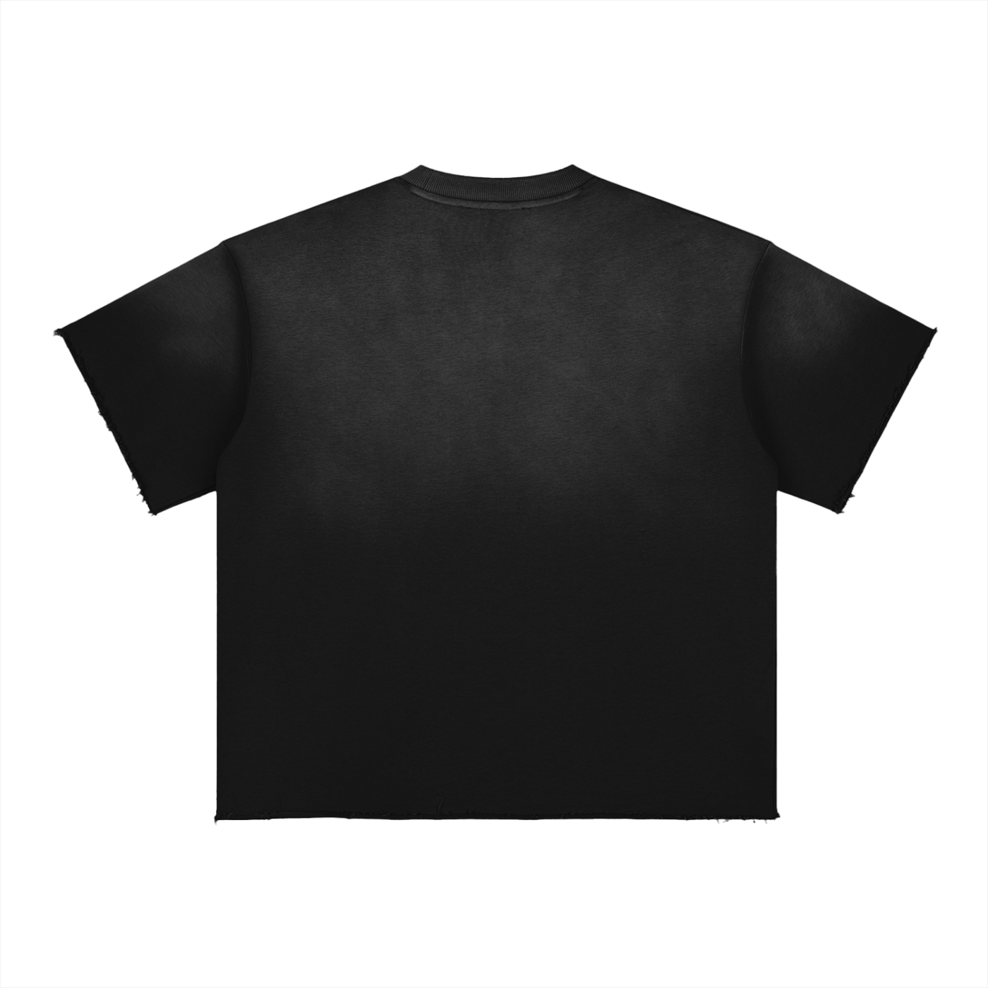 VŌHK ATHL DIVISION Sun Fade Raw Edge T-Shirt
