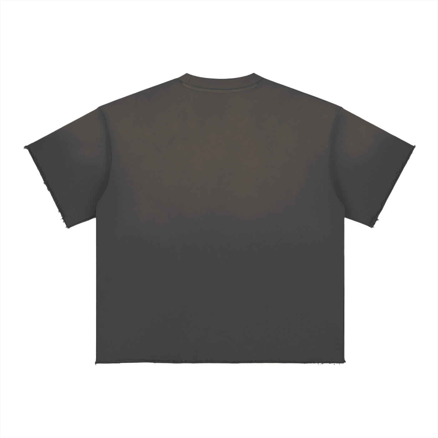 VŌHK ATHL DIVISION Sun Fade Raw Edge T-Shirt