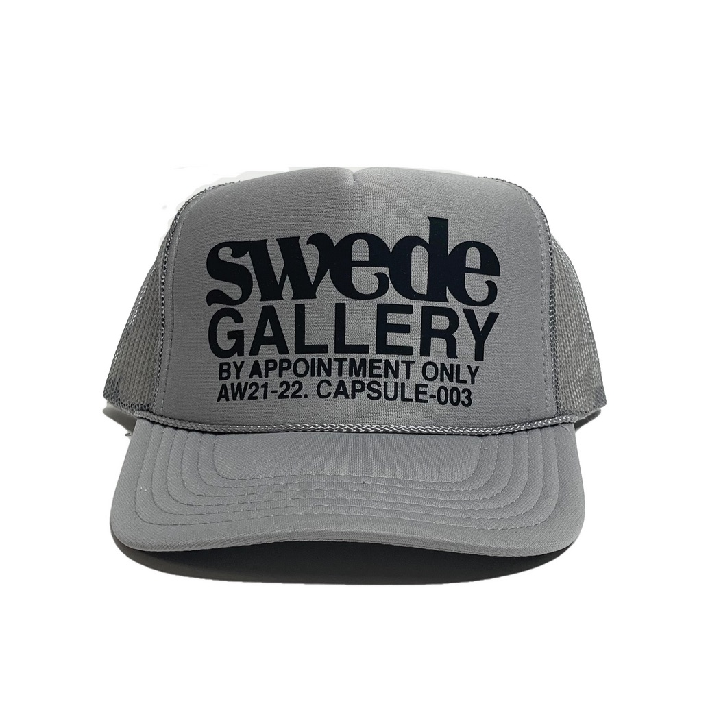 SWEDE GALLERY - CAPSULE 003 HAT | CLOUD / BLACK